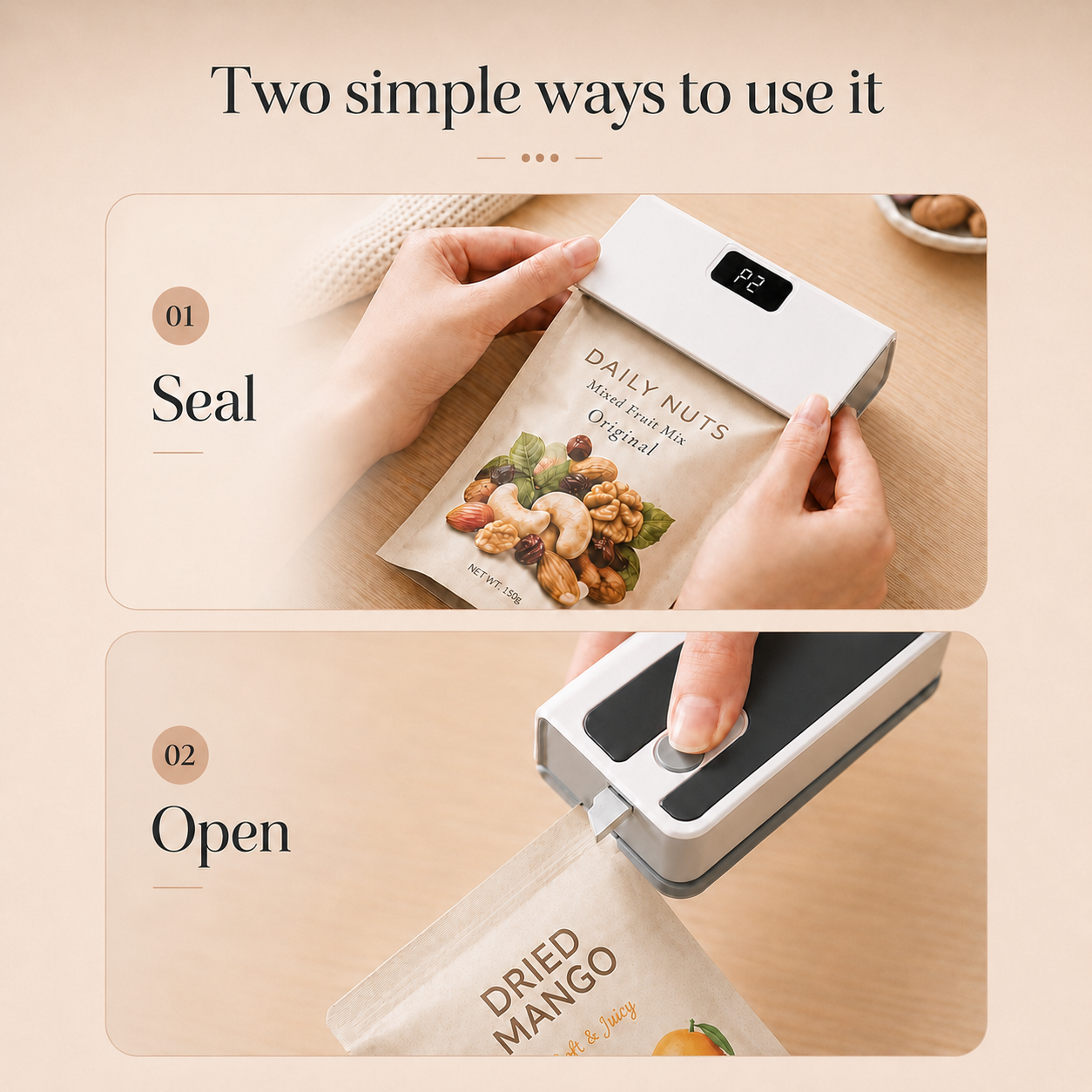 MaxSeal Pro™ Ultimate Smart Bag Sealer
