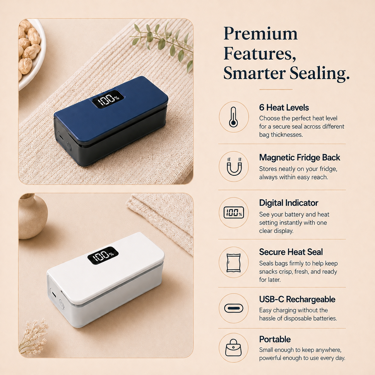 MaxSeal Pro™ Ultimate Smart Bag Sealer